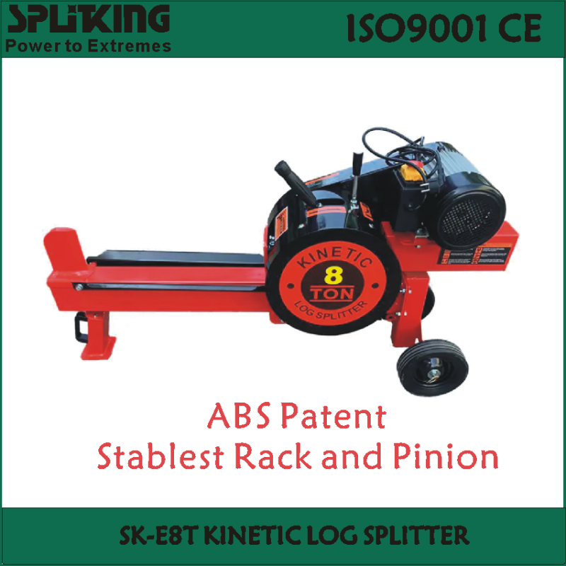 SK-E8 Theavy double flywheel  Kinetic LOG SPLITTER