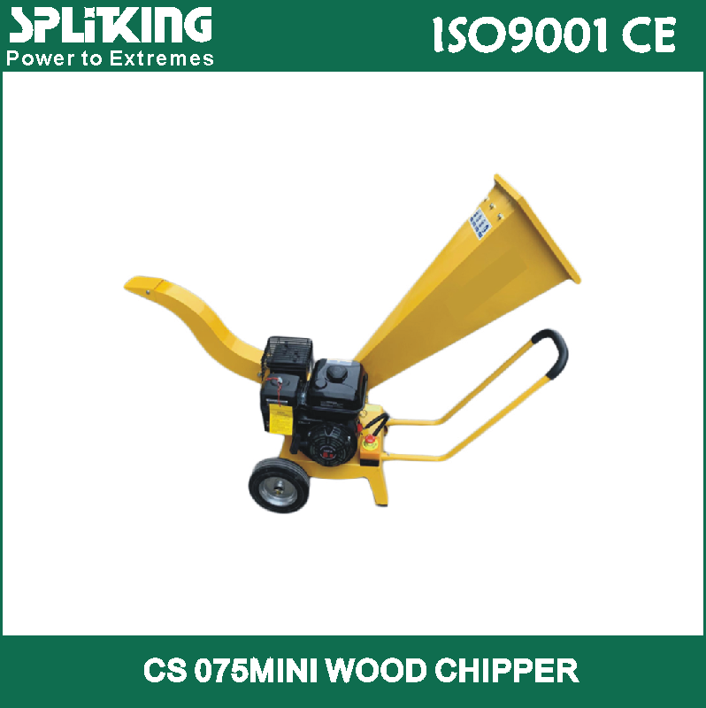 CS075 portable easy move home use MINI WOOD CHIPPER