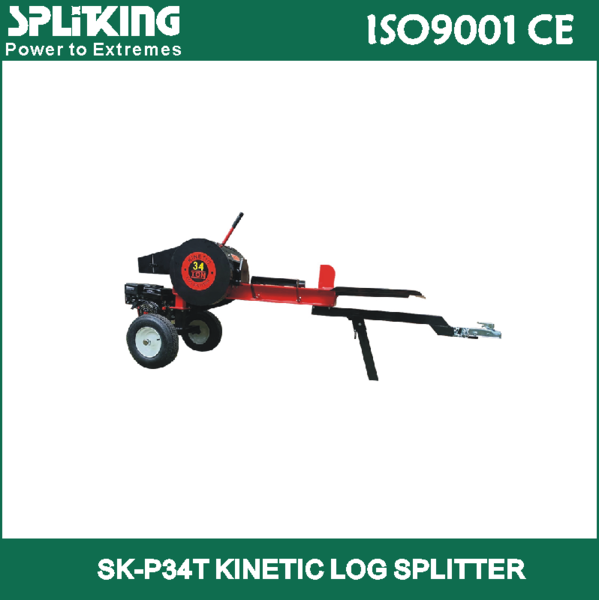 SK-P34T Two flywheel, hard rack and pinion Kinetic LOG SPLITTER
